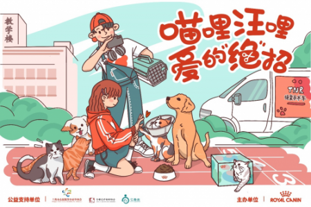 皇家助力文明养宠进高校，“喵哩汪哩”校园流浪犬猫关爱活动树新风